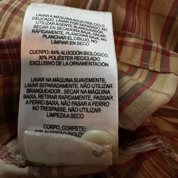 Mountain Hardwear Men's Premium Plaid Button Down Shirt Medium - Picture 6 of 11